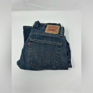 Levi's Men's Dark Blue Slim Straight Jeans